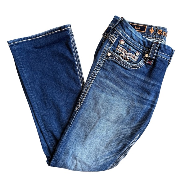 Rock Revival Denim - Women’s Rock Revival Bootcut Betty Rhinestone Pocket Jeans